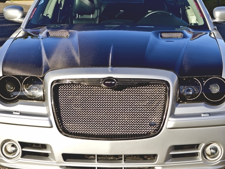 Carbon Fiber A58 Style Ram Air Hood 05-10 Chrysler 300/300C - Click Image to Close